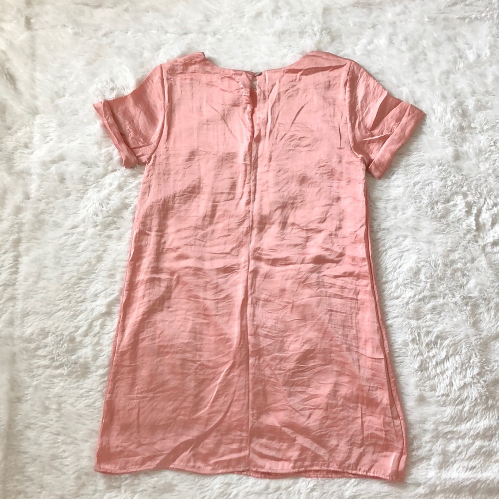 Blush/light pink silk dress - Picture 2 of 3